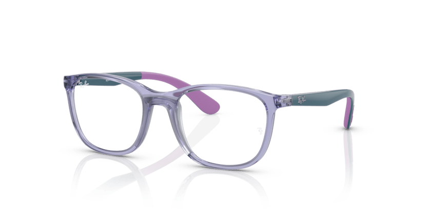 0RY1620 - Ray - Ban Junior Vista - Violet - (Transparent Violet 3906) - 48 - 17 - 130 MM - Ardor Eyewear 8056597732758