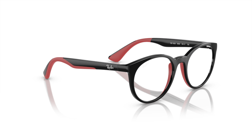 0RY1628 - Ray - Ban Junior Vista - Black - (Black On Red 3928) - 46 - 17 - 135 MM - Ardor Eyewear 8056597941051