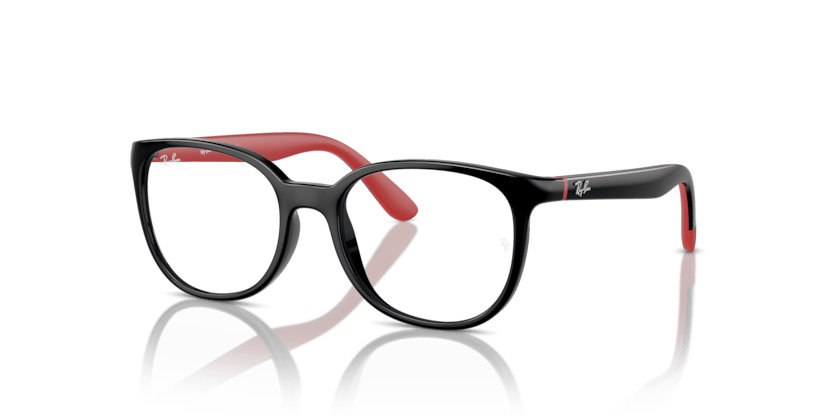 0RY1631 - Ray - Ban Junior Vista - Black - (Black On Red 3928) - 45 - 16 - 130 MM - Ardor Eyewear 8056262096895