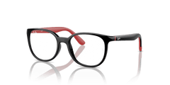 0RY1631 - Ray - Ban Junior Vista - Black - (Black On Red 3928) - 45 - 16 - 130 MM - Ardor Eyewear 8056262096895