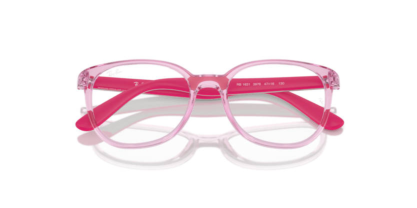 0RY1631 - Ray - Ban Junior Vista - Pink - (Transparent Pink 3976) - 45 - 16 - 130 MM - Ardor Eyewear 8056262140659