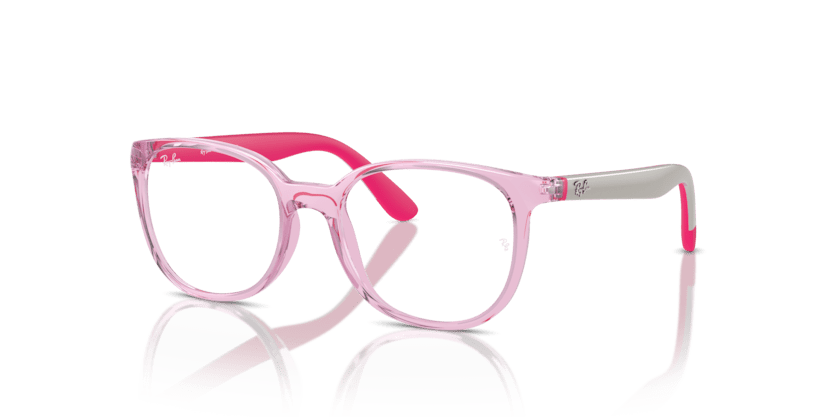 0RY1631 - Ray - Ban Junior Vista - Pink - (Transparent Pink 3976) - 45 - 16 - 130 MM - Ardor Eyewear 8056262140659