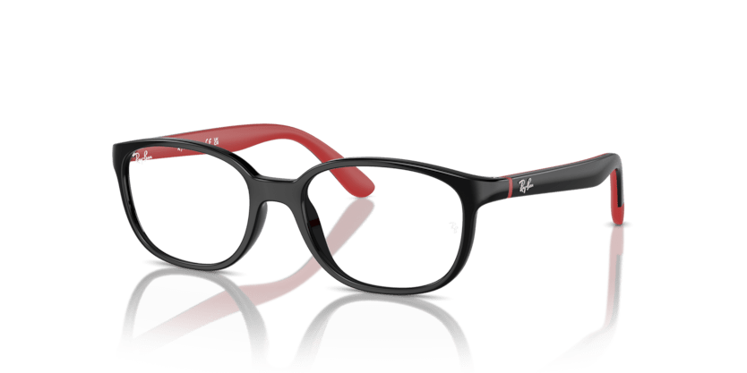 0RY1632 - Ray - Ban Junior Vista - Black - (Black On Red 3928) - 46 - 16 - 130 MM - Ardor Eyewear 8056262047583