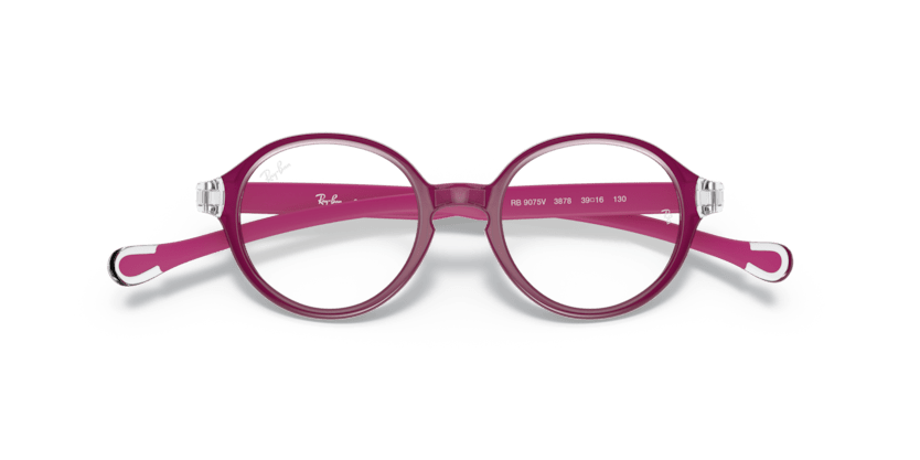 0RY9075V - Ray - Ban Junior Vista - Transparent - (Transparent On Fuxia 3878) - 35 - 16 - 120 MM - Ardor Eyewear 8056597548199