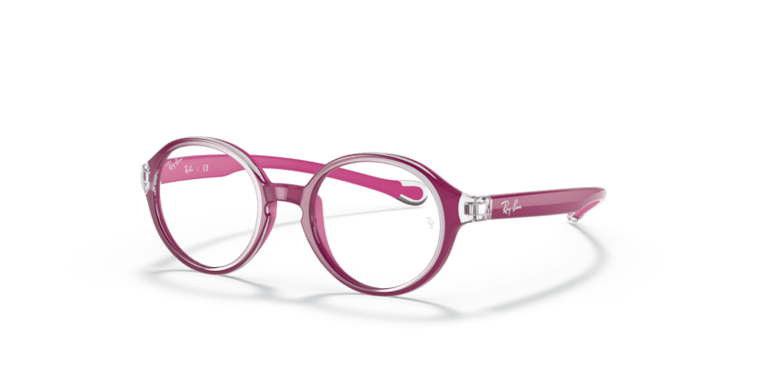 0RY9075V - Ray - Ban Junior Vista - Transparent - (Transparent On Fuxia 3878) - 35 - 16 - 120 MM - Ardor Eyewear 8056597548199