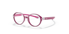 0RY9075V - Ray - Ban Junior Vista - Transparent - (Transparent On Fuxia 3878) - 35 - 16 - 120 MM - Ardor Eyewear 8056597548199