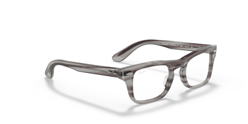 Striped Grey - 0RY9083V 8056597553476 Ray-Ban Junior Vista Eyeglasses Kids Man Rectangle
