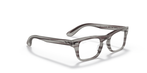 Striped Grey - 0RY9083V 8056597553476 Ray-Ban Junior Vista Eyeglasses Kids Man Rectangle