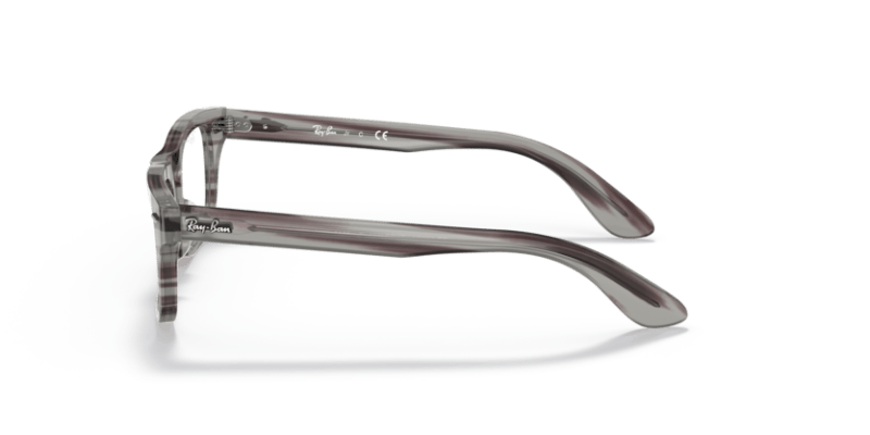 Striped Grey - 0RY9083V 8056597553476 Ray-Ban Junior Vista Eyeglasses Kids Man Rectangle