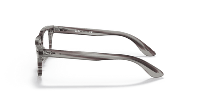 Striped Grey - 0RY9083V 8056597553476 Ray-Ban Junior Vista Eyeglasses Kids Man Rectangle