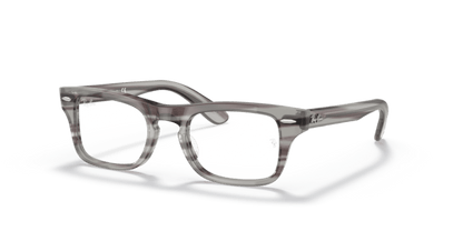 Striped Grey - 0RY9083V 8056597553476 Ray-Ban Junior Vista Eyeglasses Kids Man Rectangle
