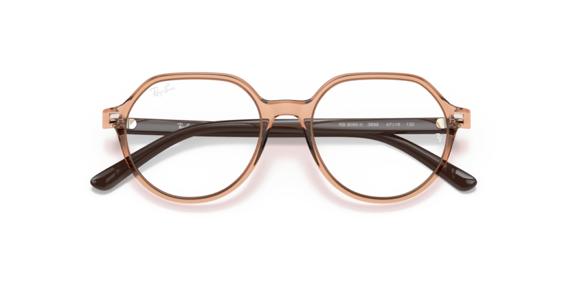 0RY9095V - Ray - Ban Junior Vista - Brown - (Transparent Brown 3899) - 45 - 16 - 130 MM - Ardor Eyewear 8056597666015