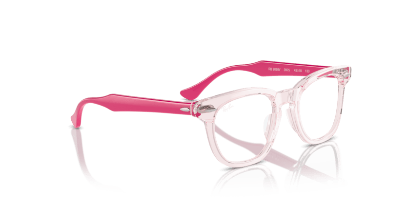 0RY9098V - Ray - Ban Junior Vista - Pink - (Transparent Pink 3975) - 43 - 18 - 130 MM - Ardor Eyewear 8056262132739