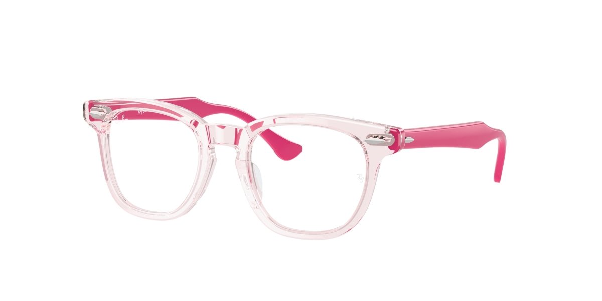 0RY9098V - Ray - Ban Junior Vista - Pink - (Transparent Pink 3975) - 43 - 18 - 130 MM - Ardor Eyewear 8056262132739