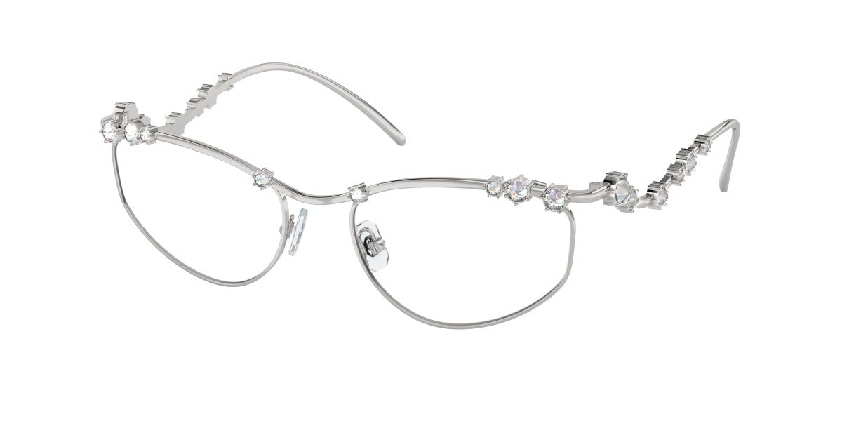 0SK1015 - Swarovski - Silver - (Silver 4001) - 55 - 19 - 140 MM - Ardor Eyewear 8056262077900