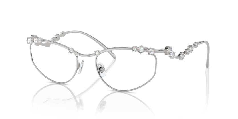 0SK1015 - Swarovski - Silver - (Silver 4001) - 55 - 19 - 140 MM - Ardor Eyewear 8056262077900