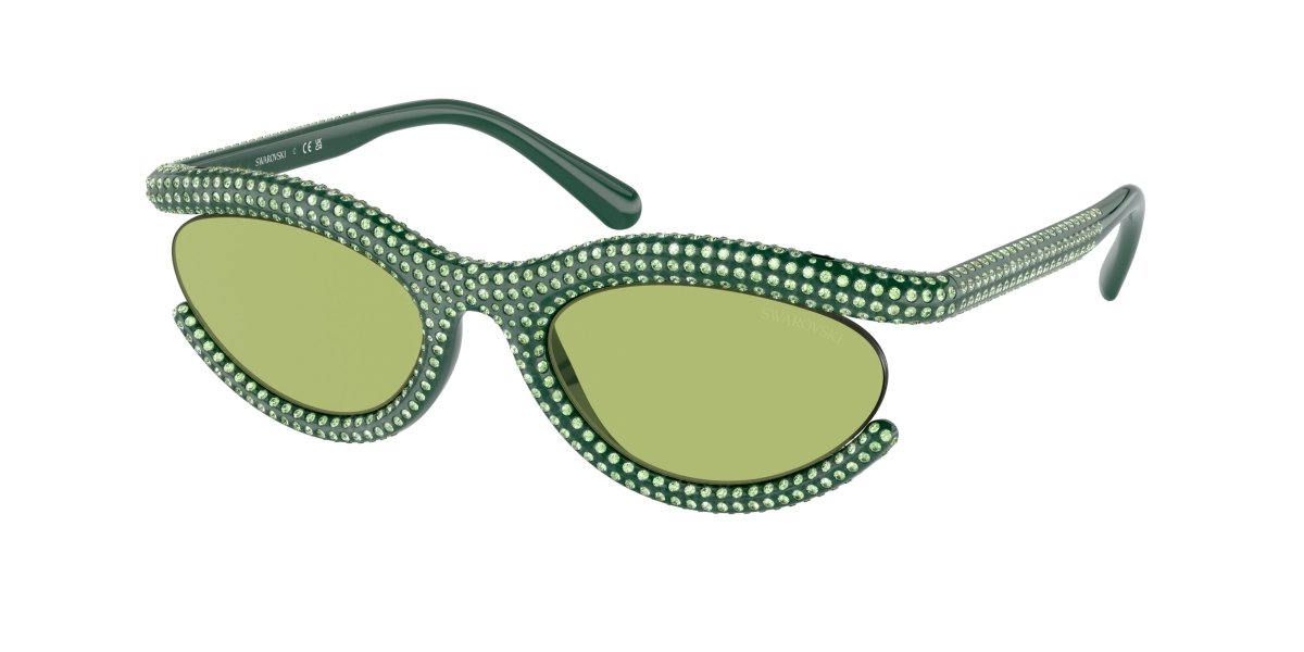 0SK6006 - Swarovski - (Green) Light Green Flash Silver - 54 - 22 - 140 MM - Ardor Eyewear 8056597966689