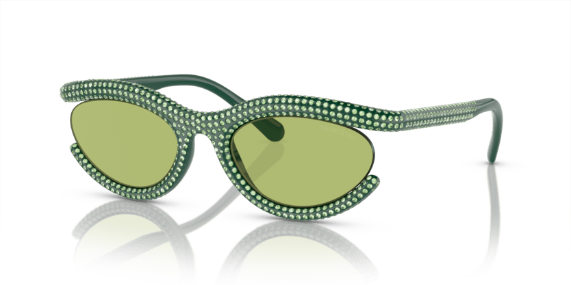 0SK6006 - Swarovski - (Green) Light Green Flash Silver - 54 - 22 - 140 MM - Ardor Eyewear 8056597966689