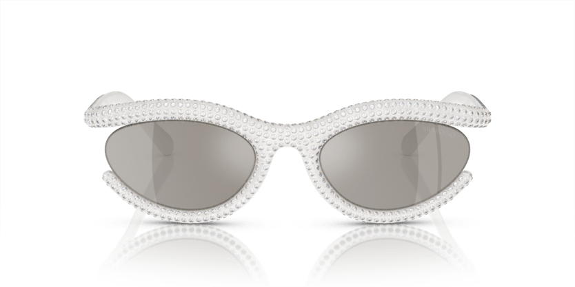 0SK6006 - Swarovski - (Milky White) Light Grey Mirror Silver - 54 - 22 - 140 MM - Ardor Eyewear 8056597951418