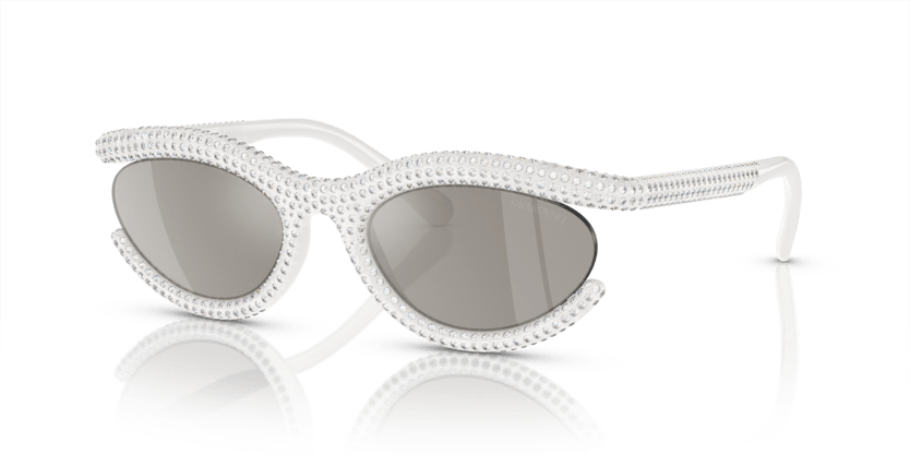 0SK6006 - Swarovski - (Milky White) Light Grey Mirror Silver - 54 - 22 - 140 MM - Ardor Eyewear 8056597951418