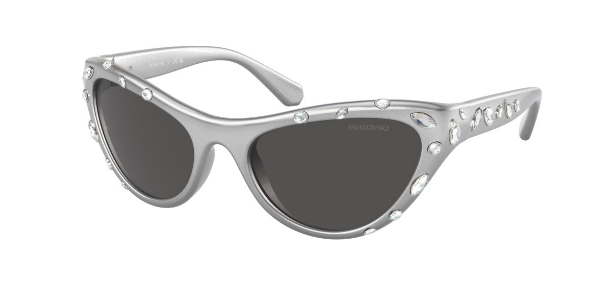 0SK6007 - Swarovski - (Metallic Grey) Dark Grey - 57 - 19 - 130 MM - Ardor Eyewear 8056597958806