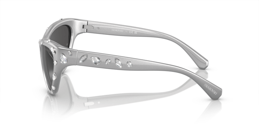 0SK6007 - Swarovski - (Metallic Grey) Dark Grey - 57 - 19 - 130 MM - Ardor Eyewear 8056597958806