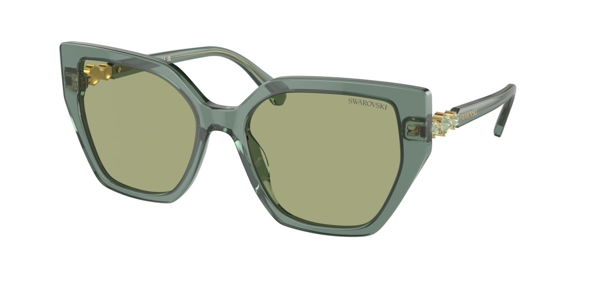 0SK6016 - Swarovski - (Transparent Green) Dark Green - 56 - 18 - 140 MM - Ardor Eyewear 8056262063583