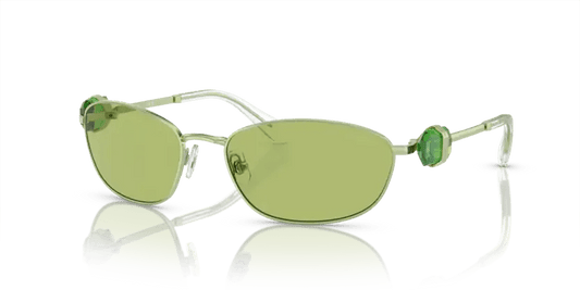 0SK7010 - Swarovski - (Green) Light Green Mirror Silver Internal - 59 - 18 - 120 MM - Ardor Eyewear 8056597965972