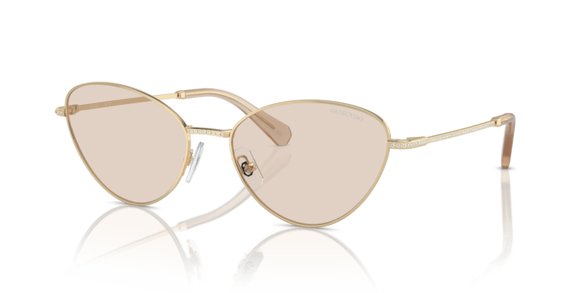 0SK7014 - Swarovski - (Pale Gold) Brown Photo - 58 - 18 - 140 MM - Ardor Eyewear 8056262085561