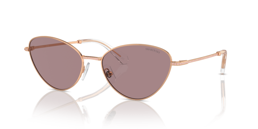 0SK7014 - Swarovski - (Rose Gold) Light Purple Brown - 58 - 18 - 140 MM - Ardor Eyewear 8056262085578