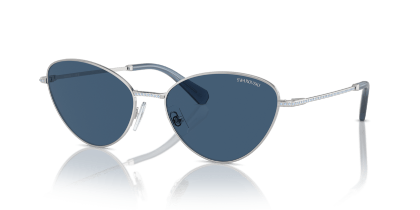 0SK7014 - Swarovski - (Silver) Dark Blue - 58 - 18 - 140 MM - Ardor Eyewear 8056262085585