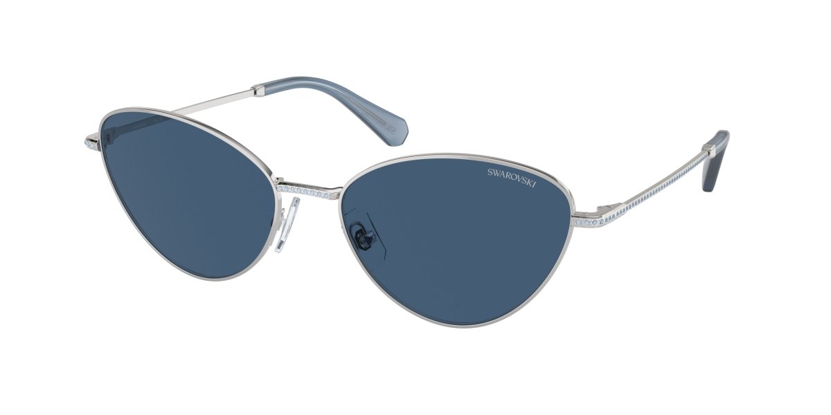 0SK7014 - Swarovski - (Silver) Dark Blue - 58 - 18 - 140 MM - Ardor Eyewear 8056262085585