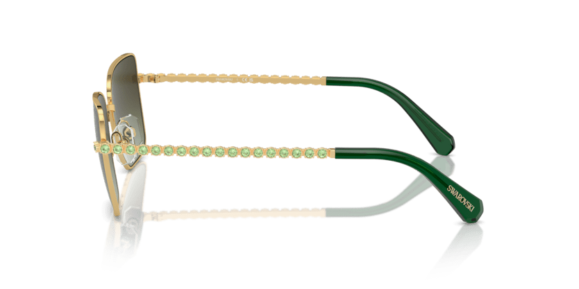 0SK7015 - Swarovski - (Gold) Green Gradient Brown - 53 - 18 - 140 MM - Ardor Eyewear 8056262085226