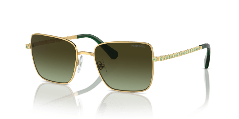 0SK7015 - Swarovski - (Gold) Green Gradient Brown - 53 - 18 - 140 MM - Ardor Eyewear 8056262085226