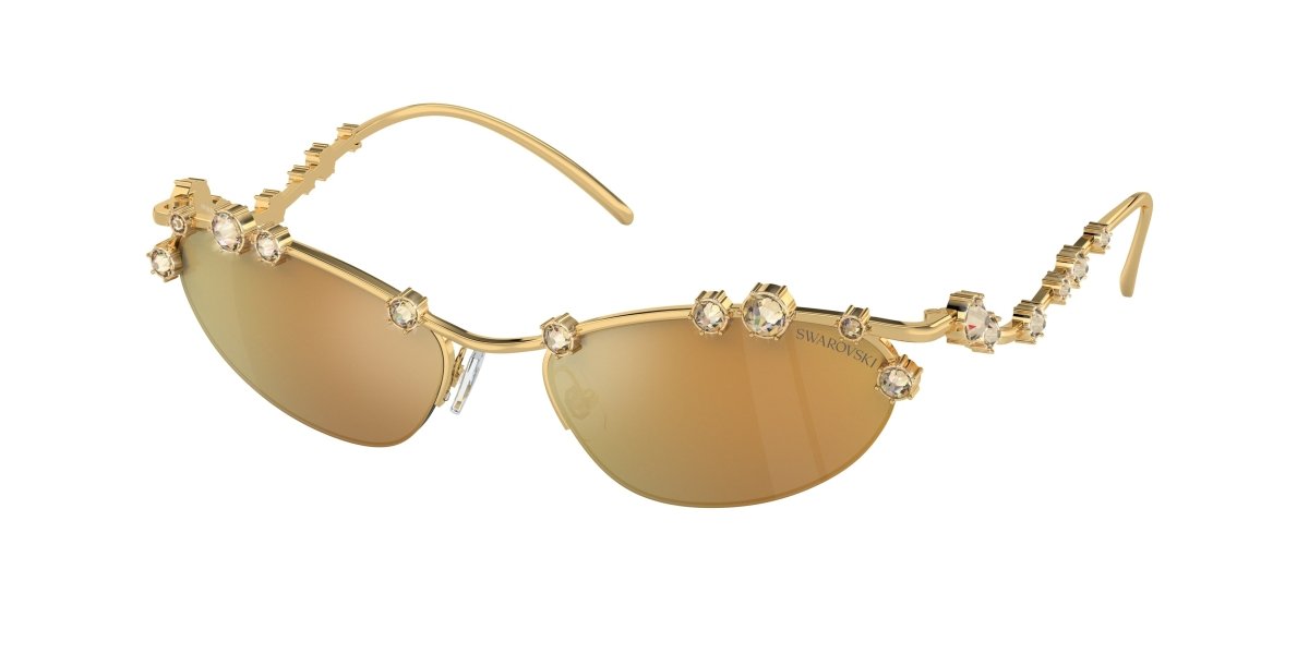 0SK7016 - Swarovski - (Gold) Brown Mirror Gold - 56 - 19 - 140 MM - Ardor Eyewear 8056262057025