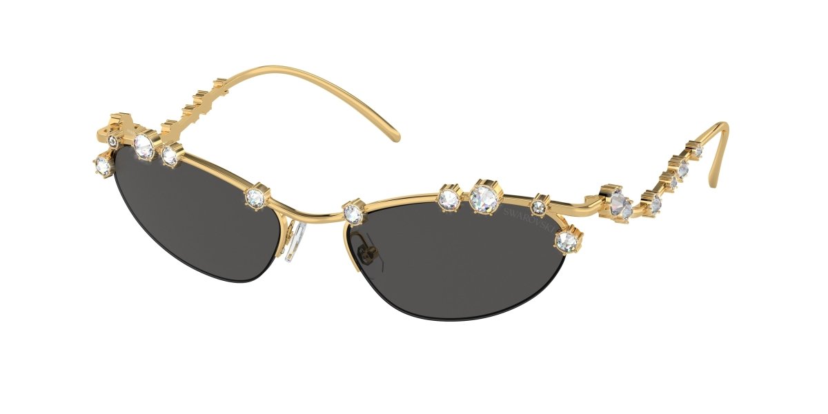 0SK7016 - Swarovski - (Gold) Dark Grey - 56 - 19 - 140 MM - Ardor Eyewear 8056262057001