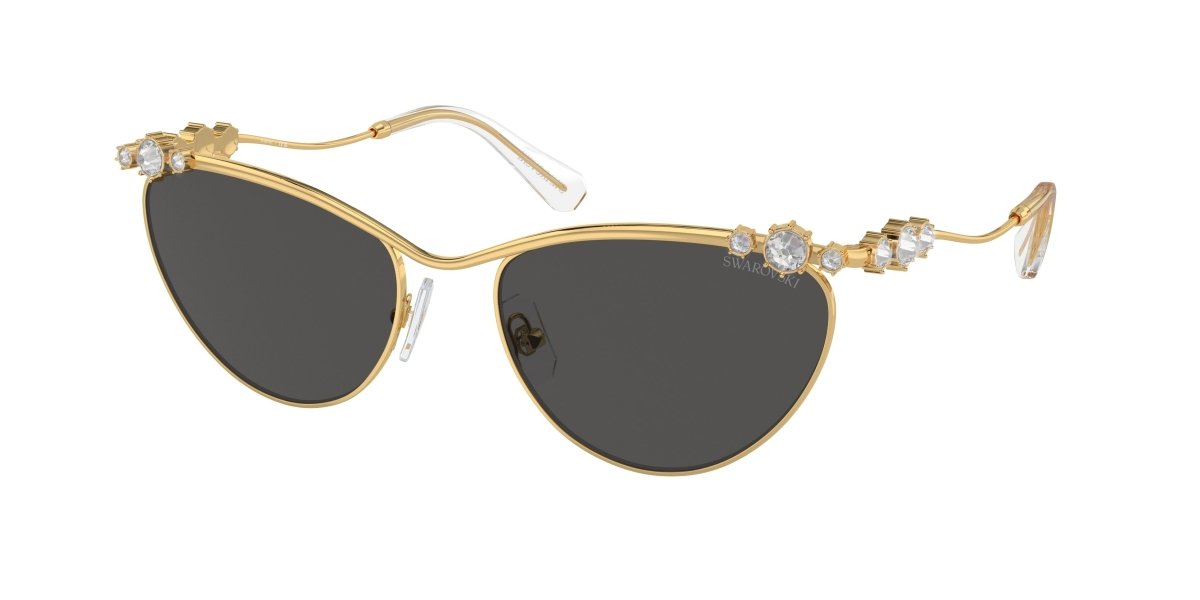 0SK7017 - Swarovski - (Gold) Dark Grey - 58 - 19 - 140 MM - Ardor Eyewear 8056262057445