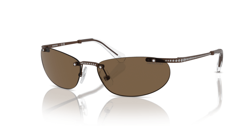 0SK7019 - Swarovski - (Matte Brown) Dark Brown - 59 - 16 - 125 MM - Ardor Eyewear 8056262081242