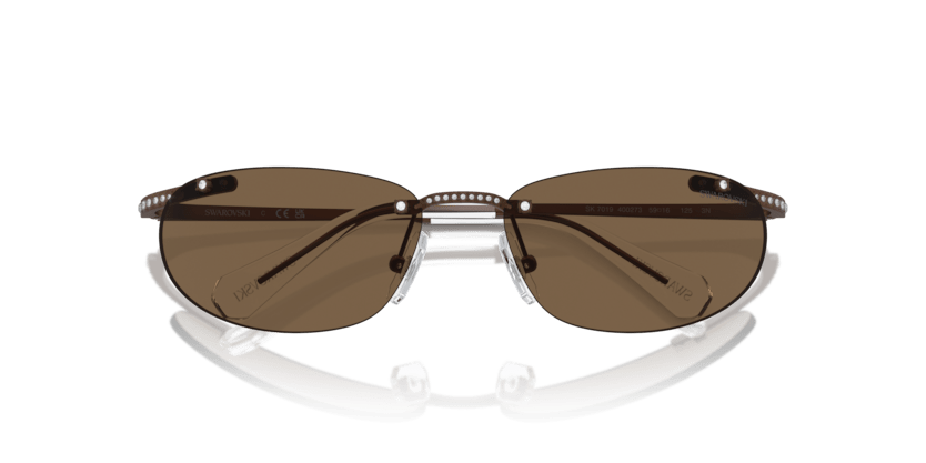 0SK7019 - Swarovski - (Matte Brown) Dark Brown - 59 - 16 - 125 MM - Ardor Eyewear 8056262081242