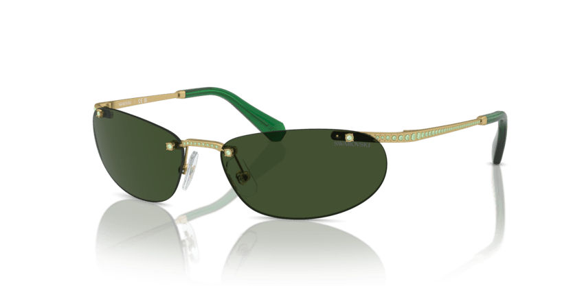 0SK7019 - Swarovski - (Matte Gold) Green - 59 - 16 - 125 MM - Ardor Eyewear 8056262081259