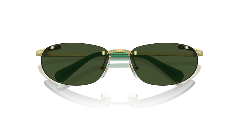 0SK7019 - Swarovski - (Matte Gold) Green - 59 - 16 - 125 MM - Ardor Eyewear 8056262081259