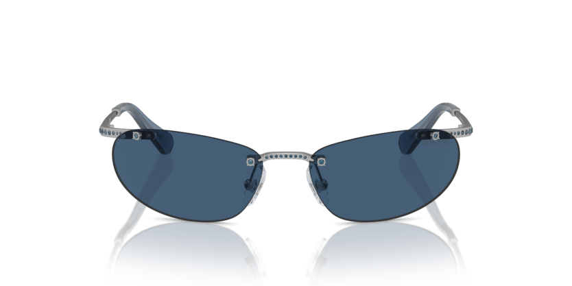 0SK7019 - Swarovski - (Matte Silver) Dark Blue - 59 - 16 - 125 MM - Ardor Eyewear 8056262081266