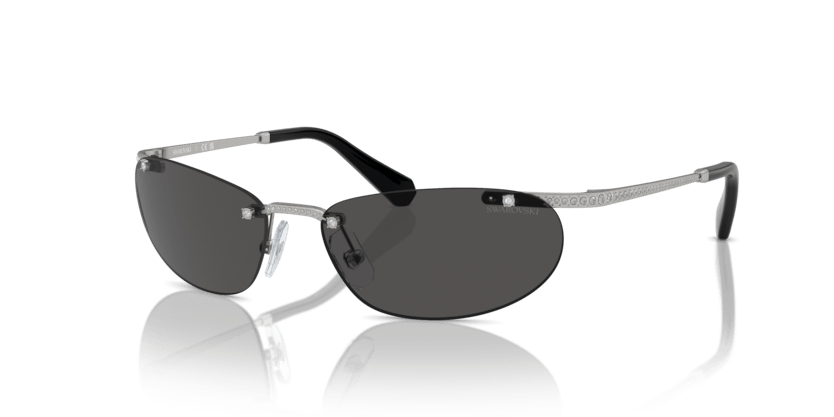 0SK7019 - Swarovski - (Matte Silver) Dark Grey - 59 - 16 - 125 MM - Ardor Eyewear 8056262081235