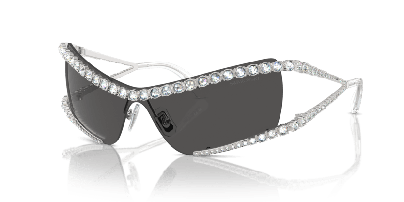 0SK7022 - Swarovski - (Silver) Dark Grey - 33 - 133 - 125 MM - Ardor Eyewear 8056262083604