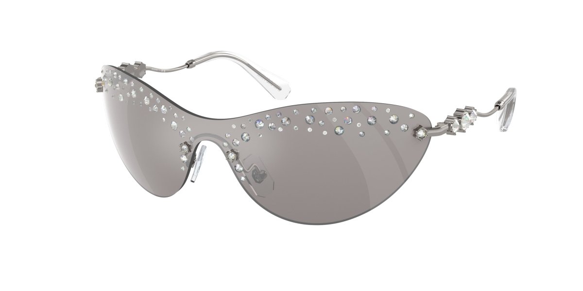 0SK7023 - Swarovski - (Gunmetal) Light Grey Mirror Silver - 37 - 137 - 125 MM - Ardor Eyewear 8056262085677