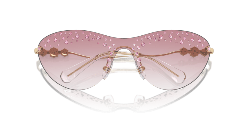 0SK7023 - Swarovski - (Pale Gold) Clear Gradient Pink - 37 - 137 - 125 MM - Ardor Eyewear 8056262085691