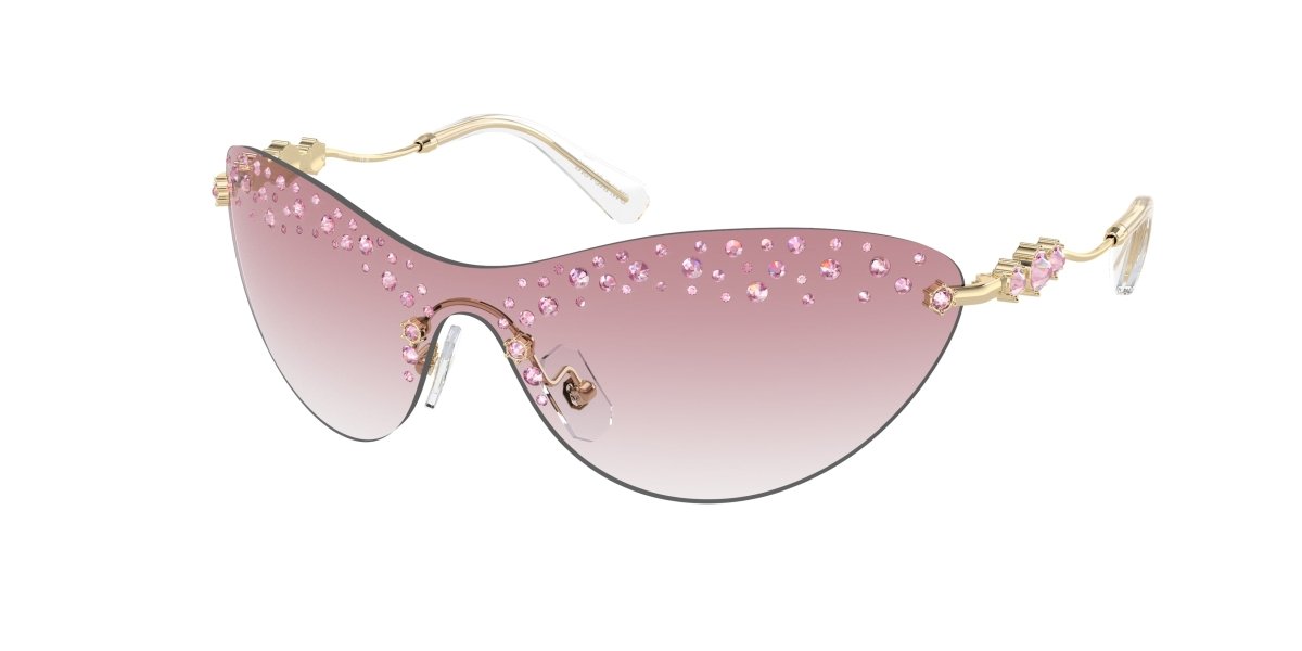 0SK7023 - Swarovski - (Pale Gold) Clear Gradient Pink - 37 - 137 - 125 MM - Ardor Eyewear 8056262085691