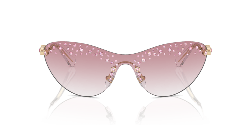 0SK7023 - Swarovski - (Pale Gold) Clear Gradient Pink - 37 - 137 - 125 MM - Ardor Eyewear 8056262085691