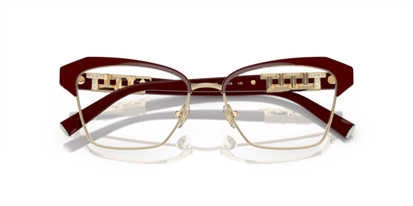 0TF1156B - Tiffany - Violet - (Burgundy On Pale Gold 6185) - 53 - 16 - 140 MM - Ardor Eyewear 8056597914529