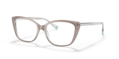 Satin Champagne Gradient - 0TF2208B 8056597383653 Tiffany Eyeglasses Woman Cat Eye